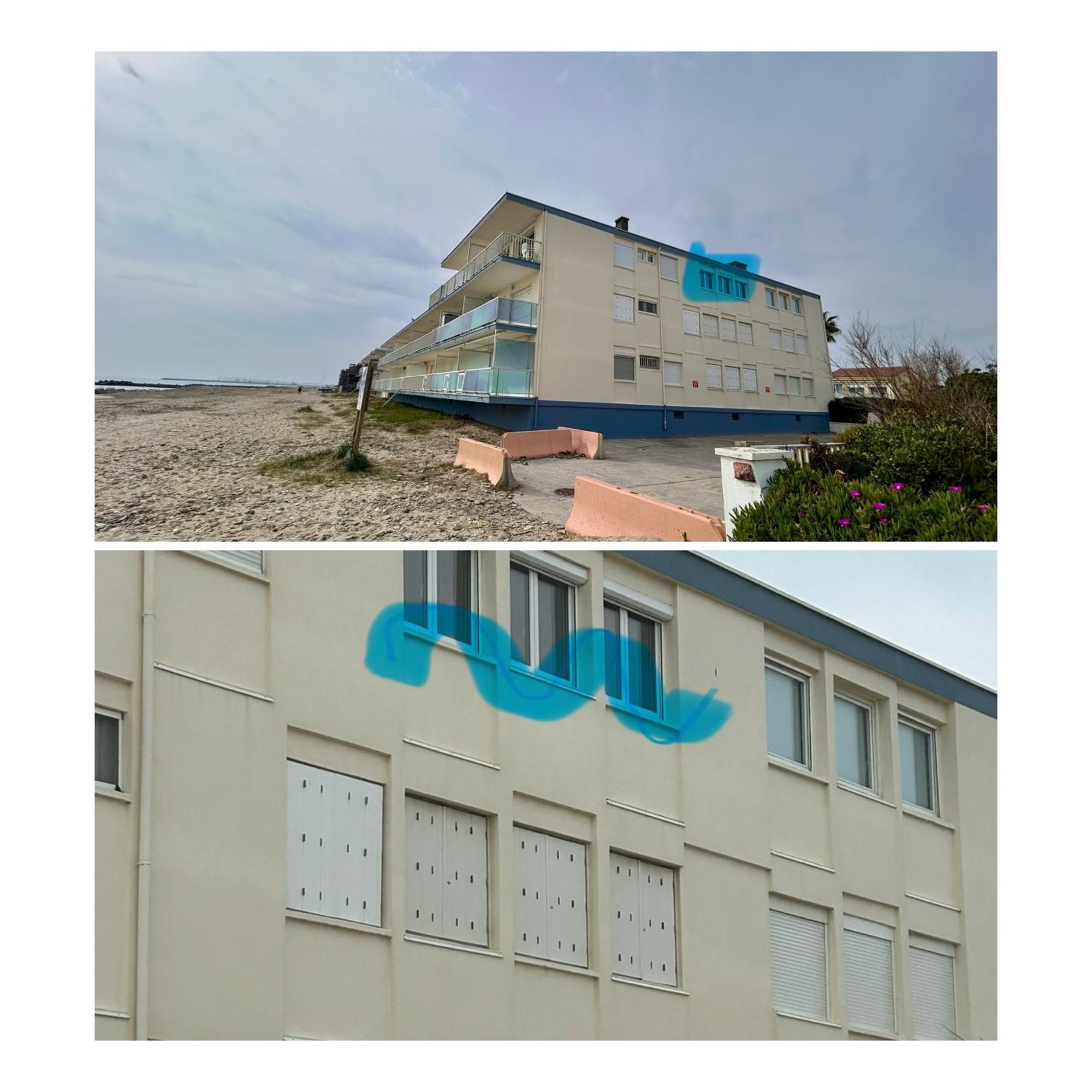 Estudio 1Ere Ligne Vue Mer ,Place De Parking Privee Acces A La Plage De La Residence 3Eme Etage Palavas-les-Flots Eksteriør billede