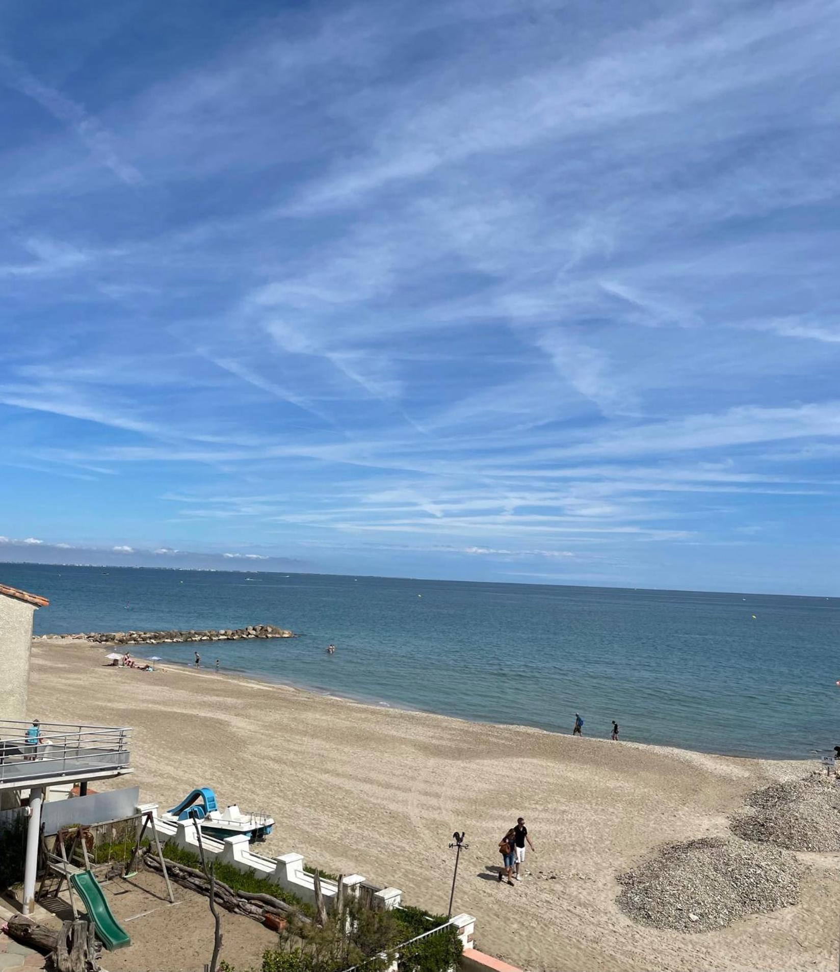 Estudio 1Ere Ligne Vue Mer ,Place De Parking Privee Acces A La Plage De La Residence 3Eme Etage Palavas-les-Flots Eksteriør billede
